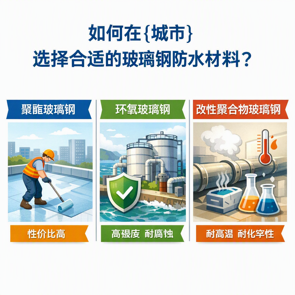 如何在庆阳选择合适的玻璃钢防水材料？