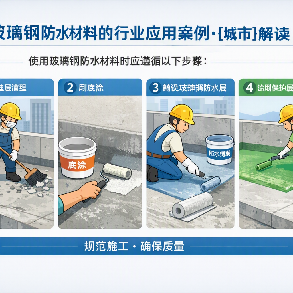 玻璃钢防水材料的行业应用案例,庆阳解读